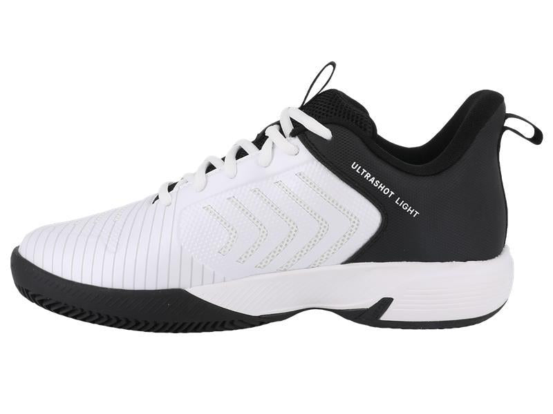 K-Swiss Ultrashot Light Clay White/Black - detail shot