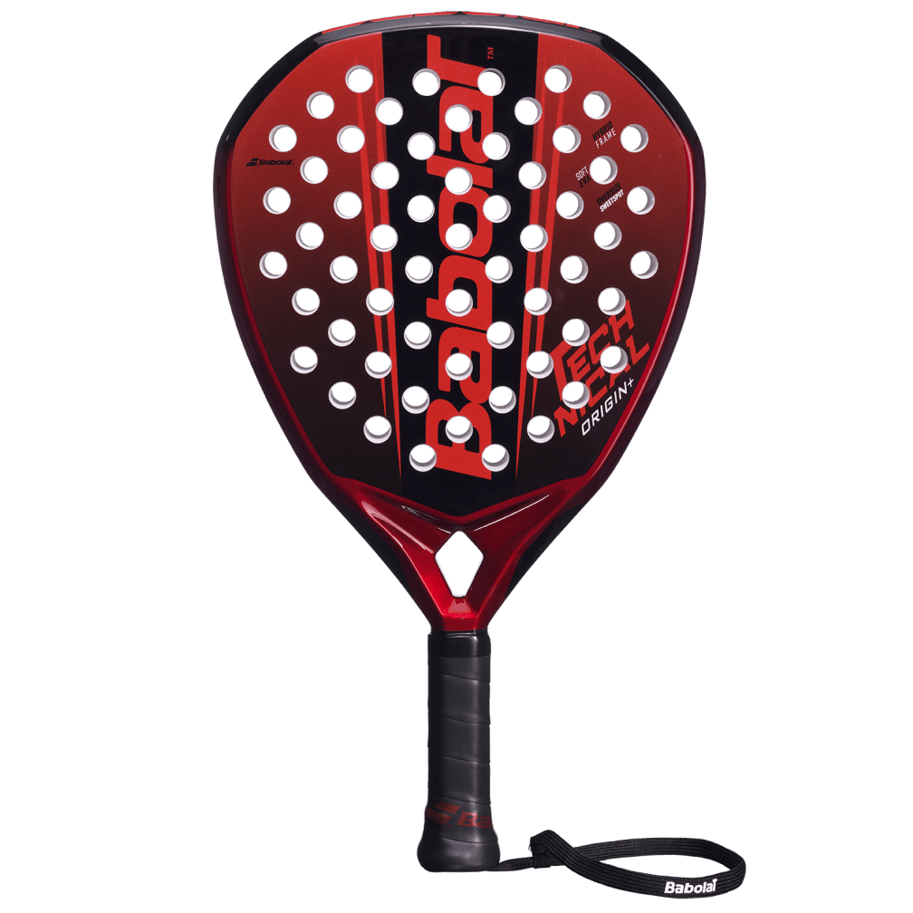 Babolat Technical Origin + Padel Racket - face view showing smooth fibreglass surface