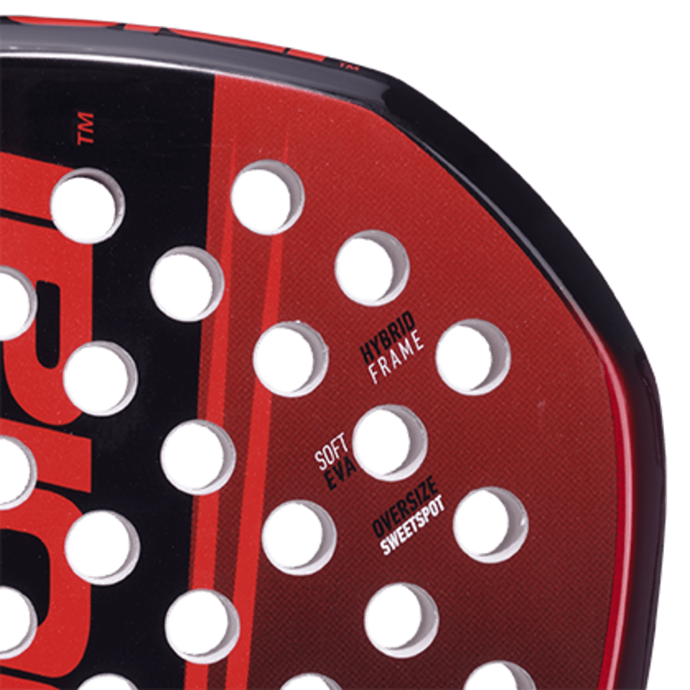 Babolat Technical Origin + Padel Racket - zoom of fibreglass material detail