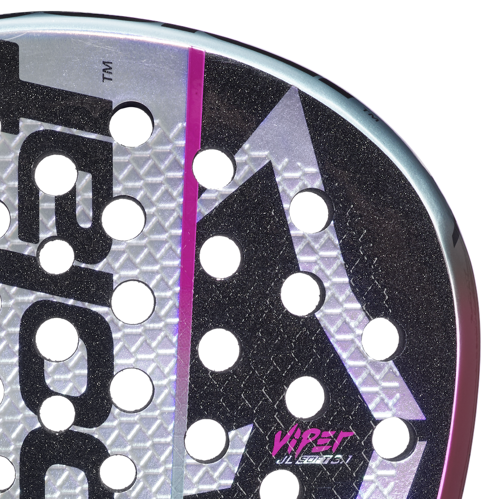 Babolat Viper Soft Juan Lebron 3.1 Padel Racket 2027 face detail