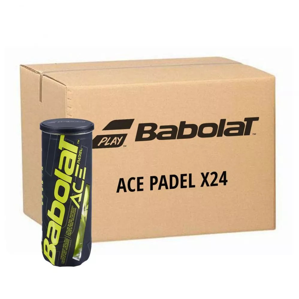 Babolat Ace Padel Balls Box (24 tubes)