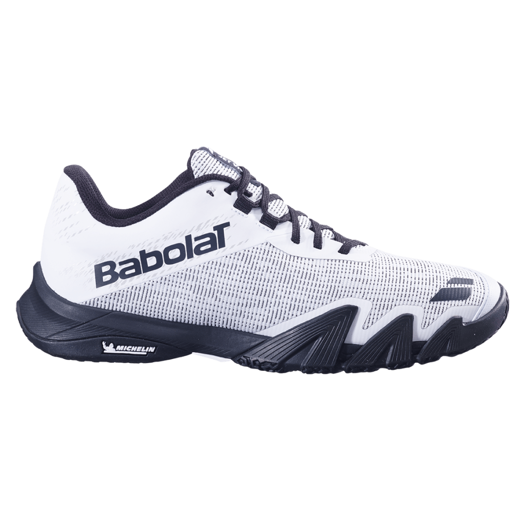 Babolat Padel Shoes Jet Viva White/Black - outer side view
