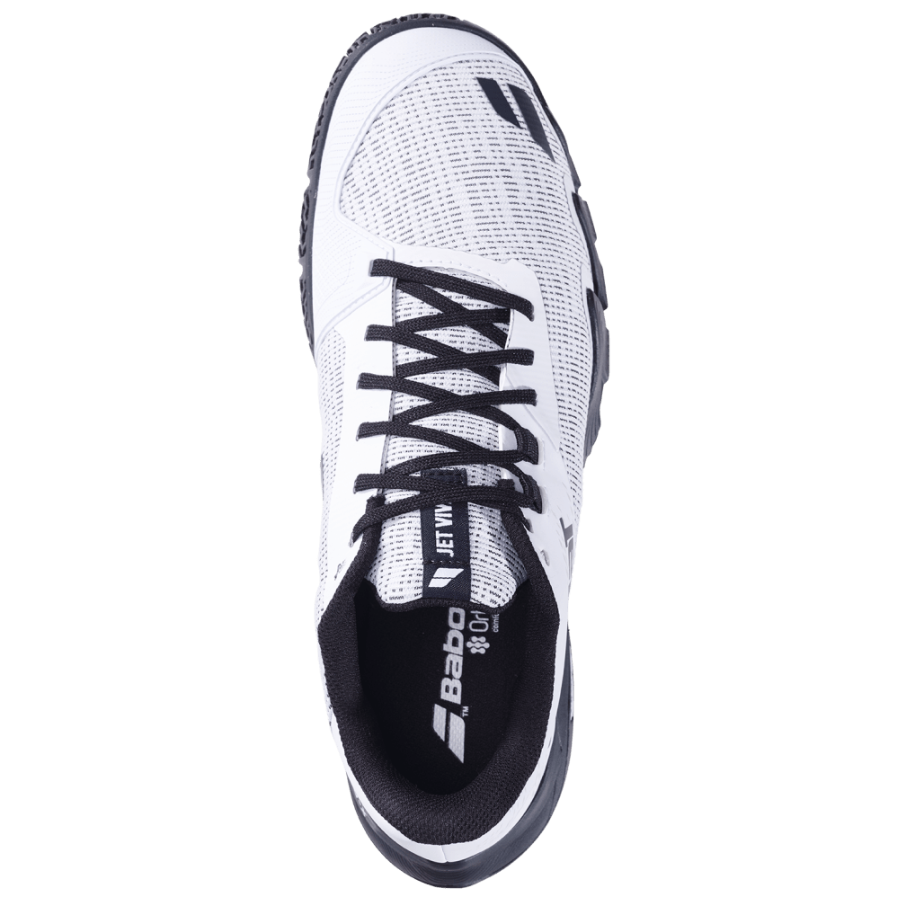 Babolat Padel Shoes Jet Viva White/Black - top view