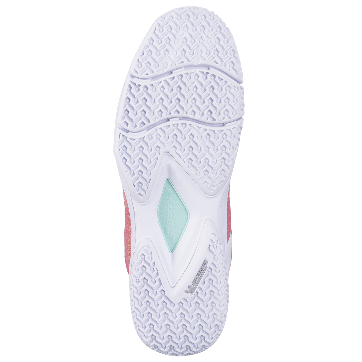 Babolat Padel Shoes Sensa Women Rose - Michelin sole detail