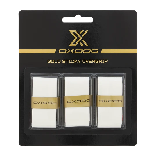 Oxdog Gold Sticky Padel Overgrips (x3)