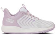 K-Swiss Ultrashot Light Padel Shoes - main lateral view white orchid purple