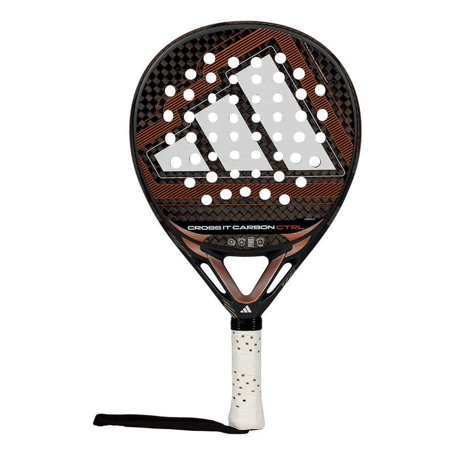 Adidas Cross IT Carbon Ctrl Padel Racket 2026 - front face