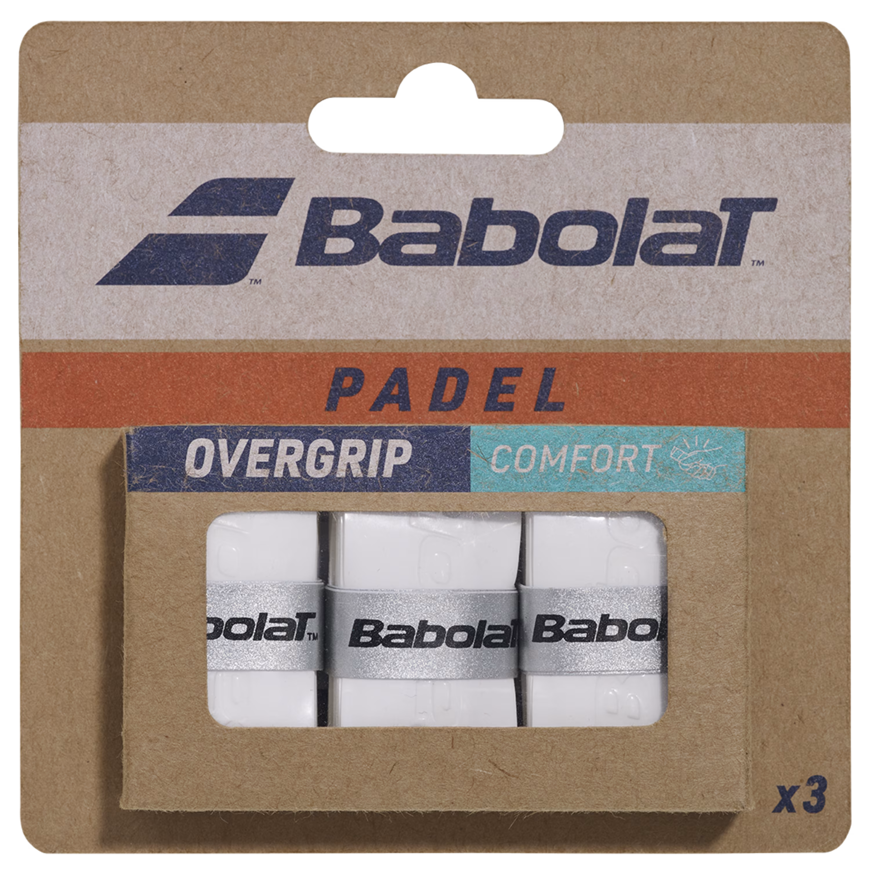 Babolat Comfort Padel Overgrips White