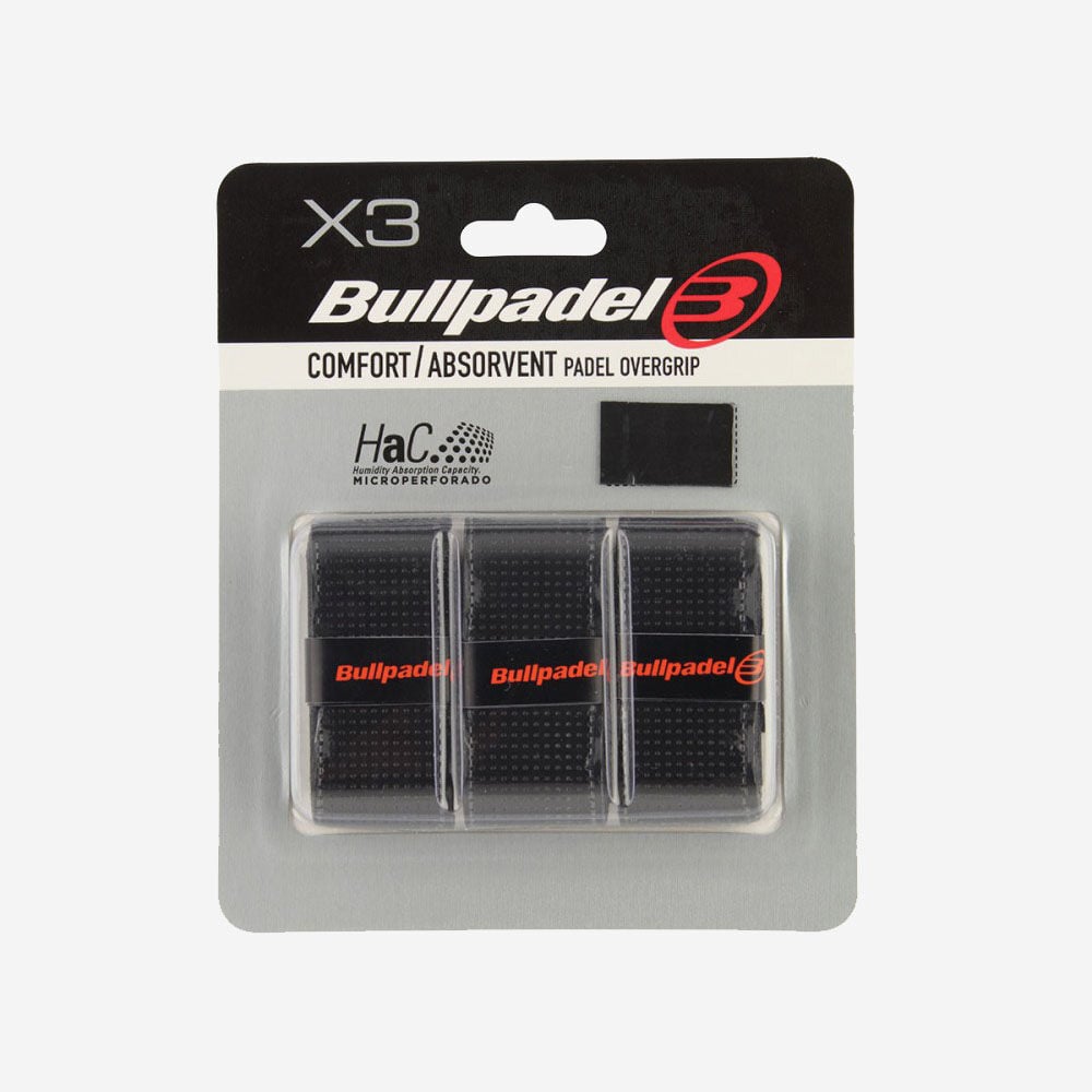Bullpadel Comfort Padel Overgrips Black