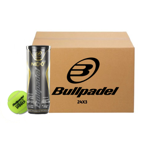 Bullpadel Next Pro FIP Padel Balls Box (24 tubes)