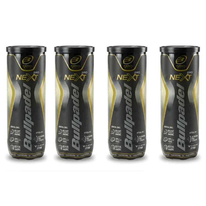 Bullpadel Next Pro FIP Padel Balls Dozen (4 tubes)