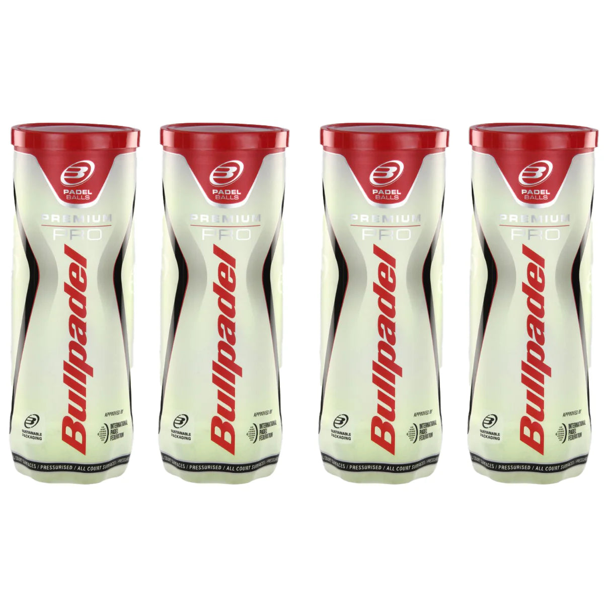 Bullpadel Premium Pro Padel Balls Dozen