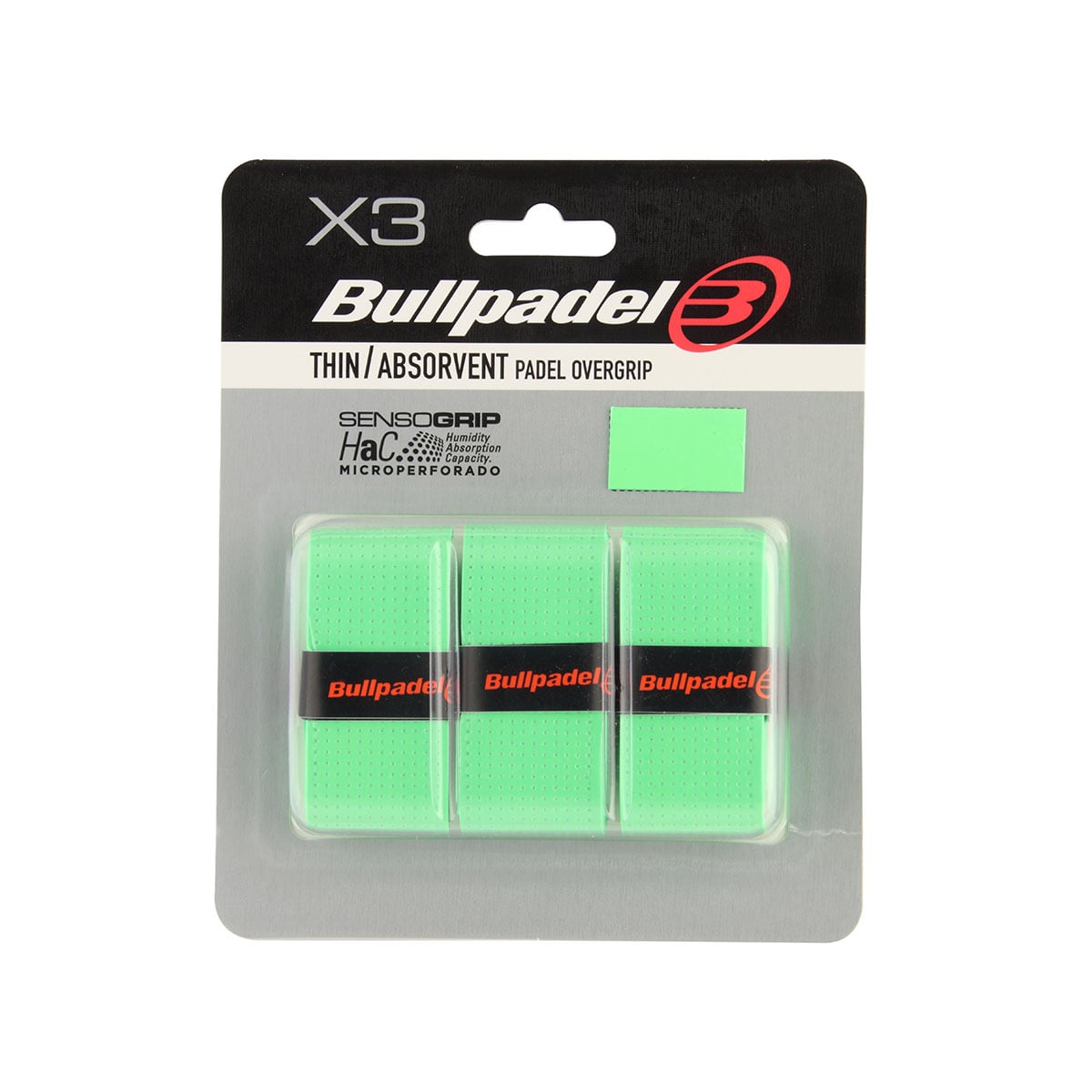 Bullpadel Thin OverGrip (Green)