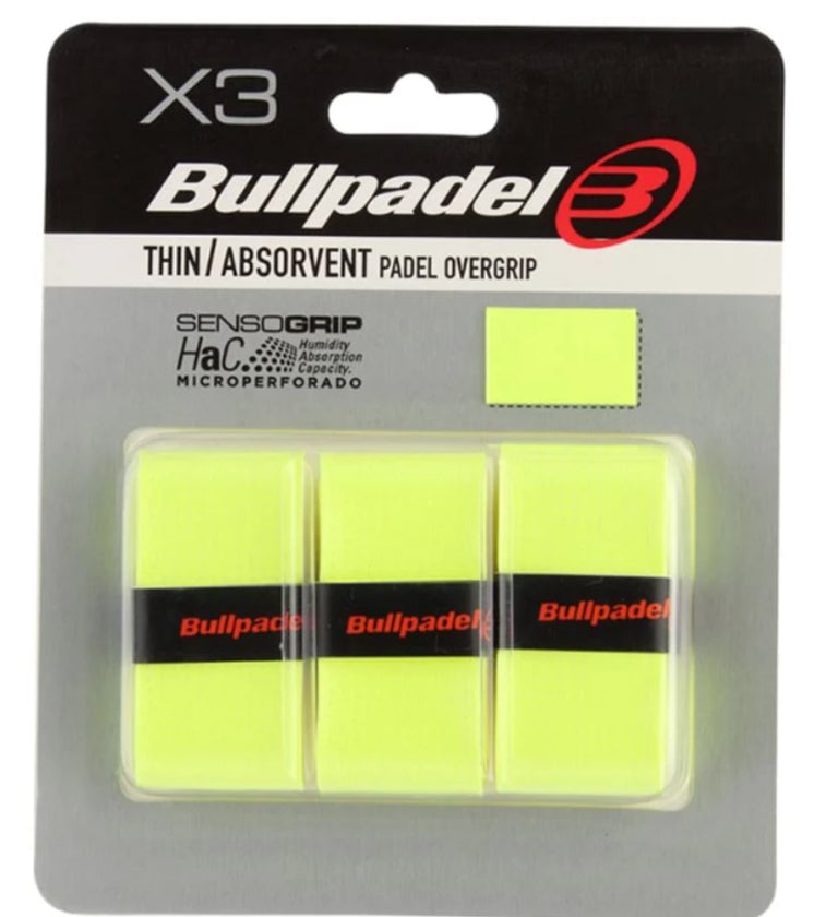 Bullpadel Thin OverGrip Yellow