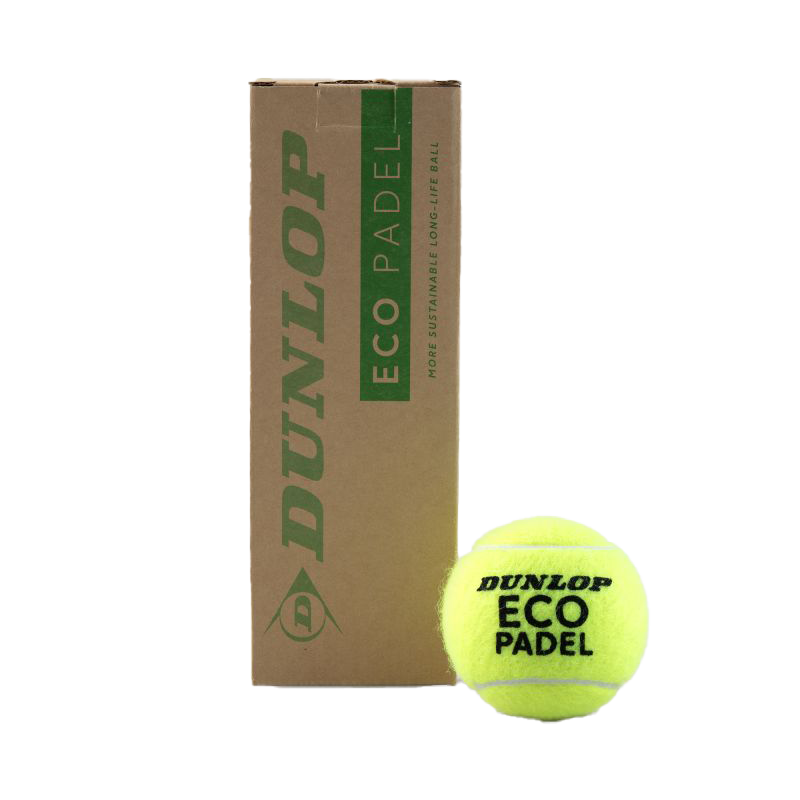 Dunlop Eco Pro Padel Balls (X3)