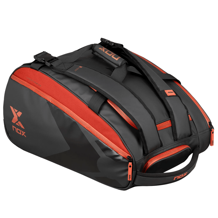 NOX Luxury Open Series Padel Bag Black/Red