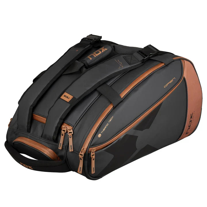 Nox Luxury Open Series Padel Bag Black/Brown 3