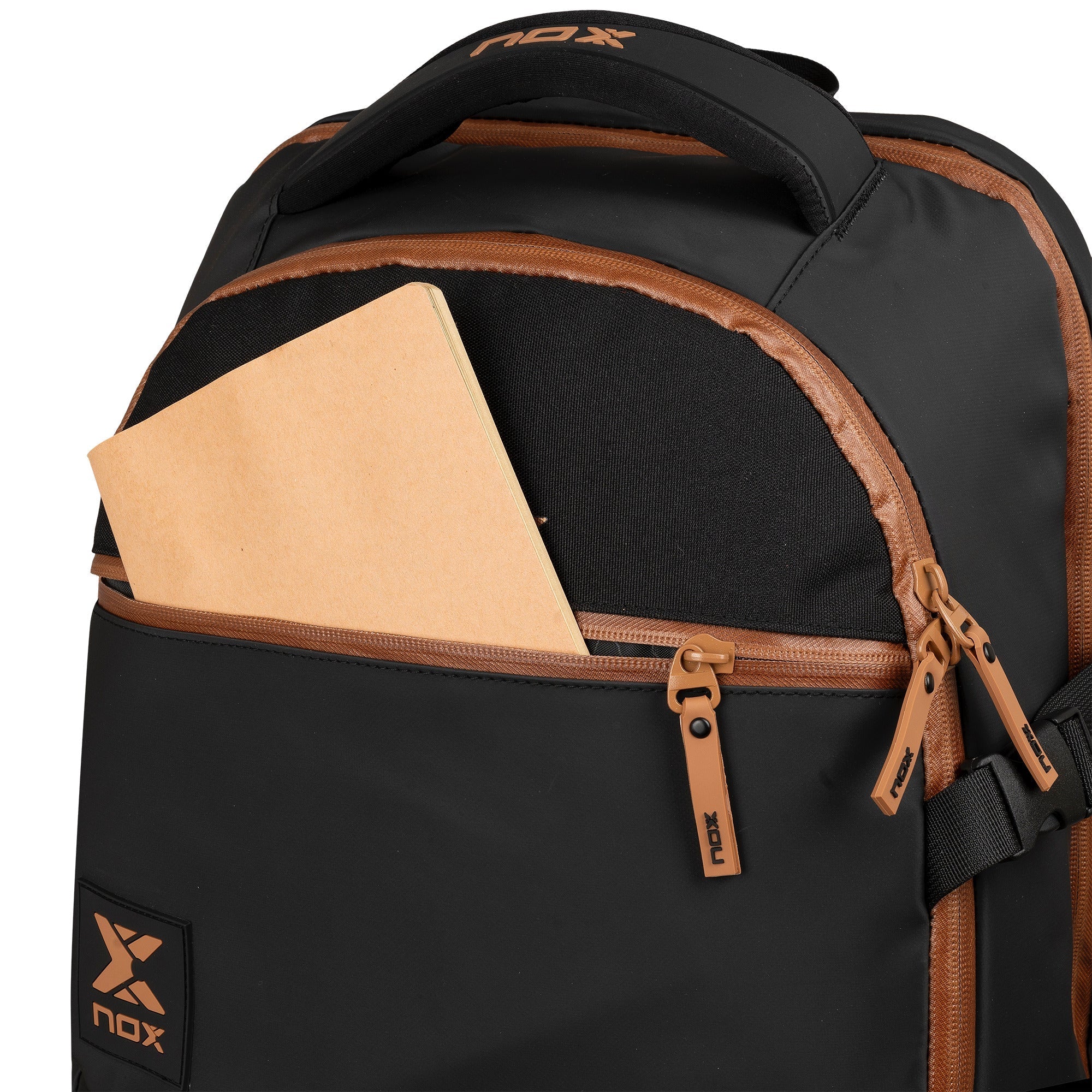 Nox Luxury Open Series Padel Backpack Black/Brown