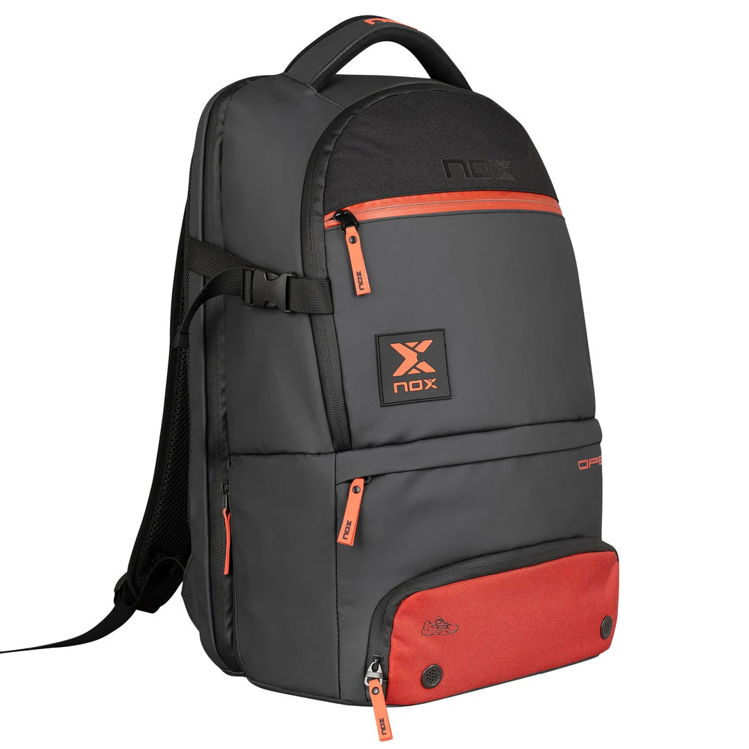 Nox Luxury Open Series Padel Backpack Black/Red