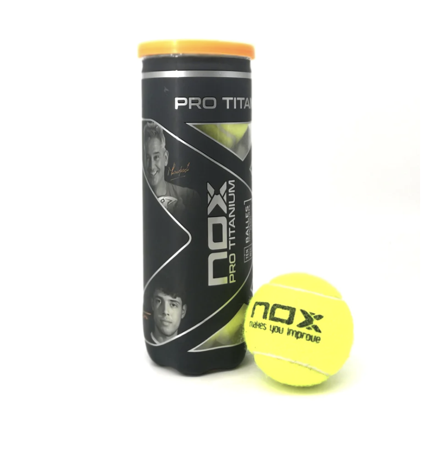 Nox Pro Titanium Padel Balls (x3)