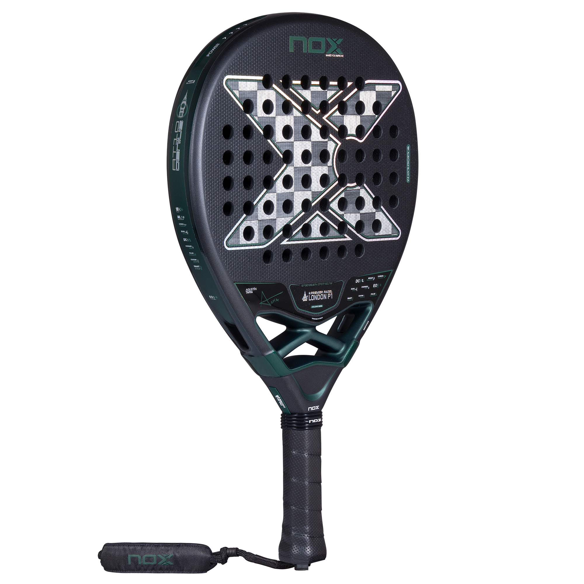 Nox Exclusive Edition London P1 AT10 18K Padel Racket 2026