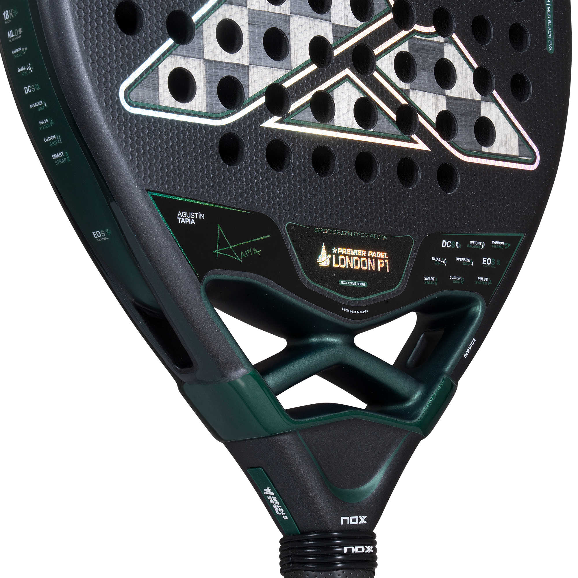 Nox Exclusive Edition London P1 AT10 18K Padel Racket 2026