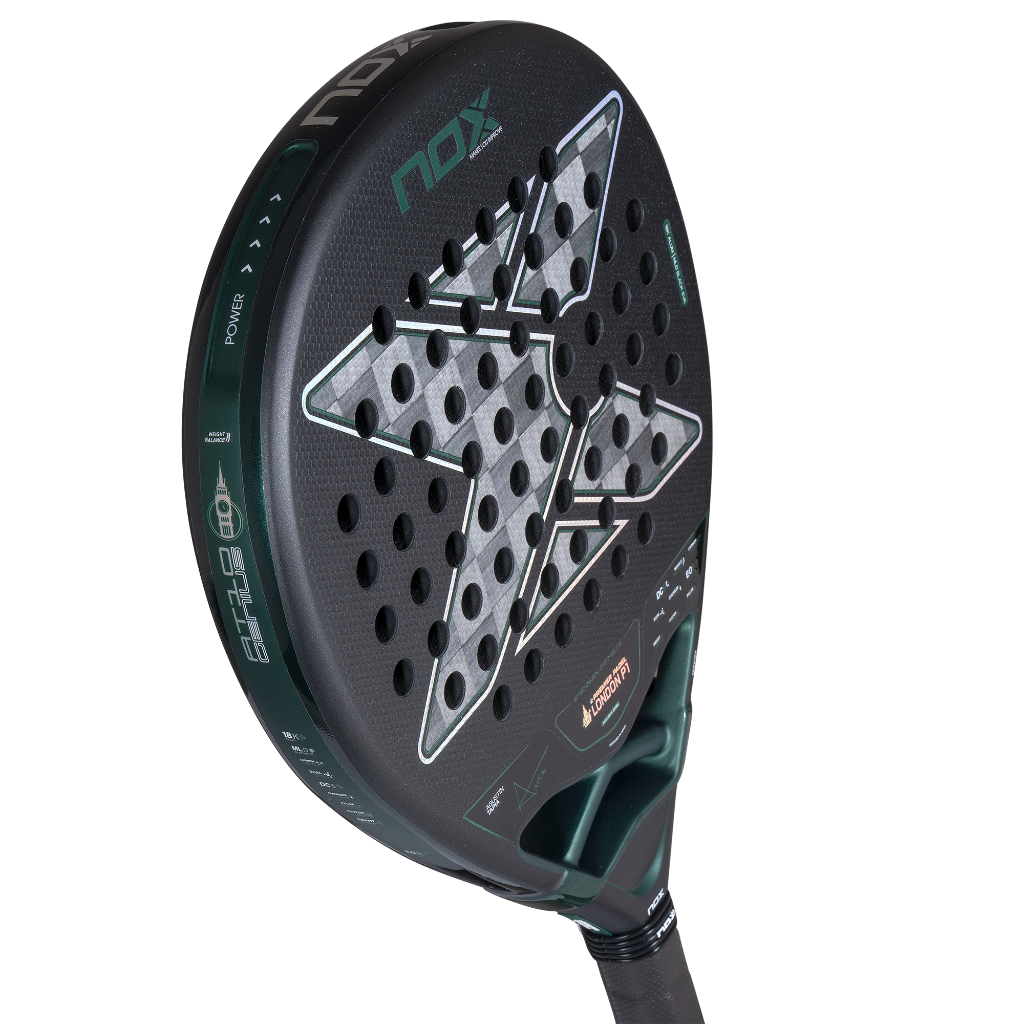 Nox Exclusive Edition London P1 AT10 18K Padel Racket 2026
