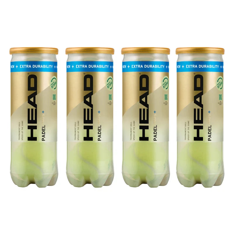 Head Pro S+ Padel Balls Dozen (4 tubes)