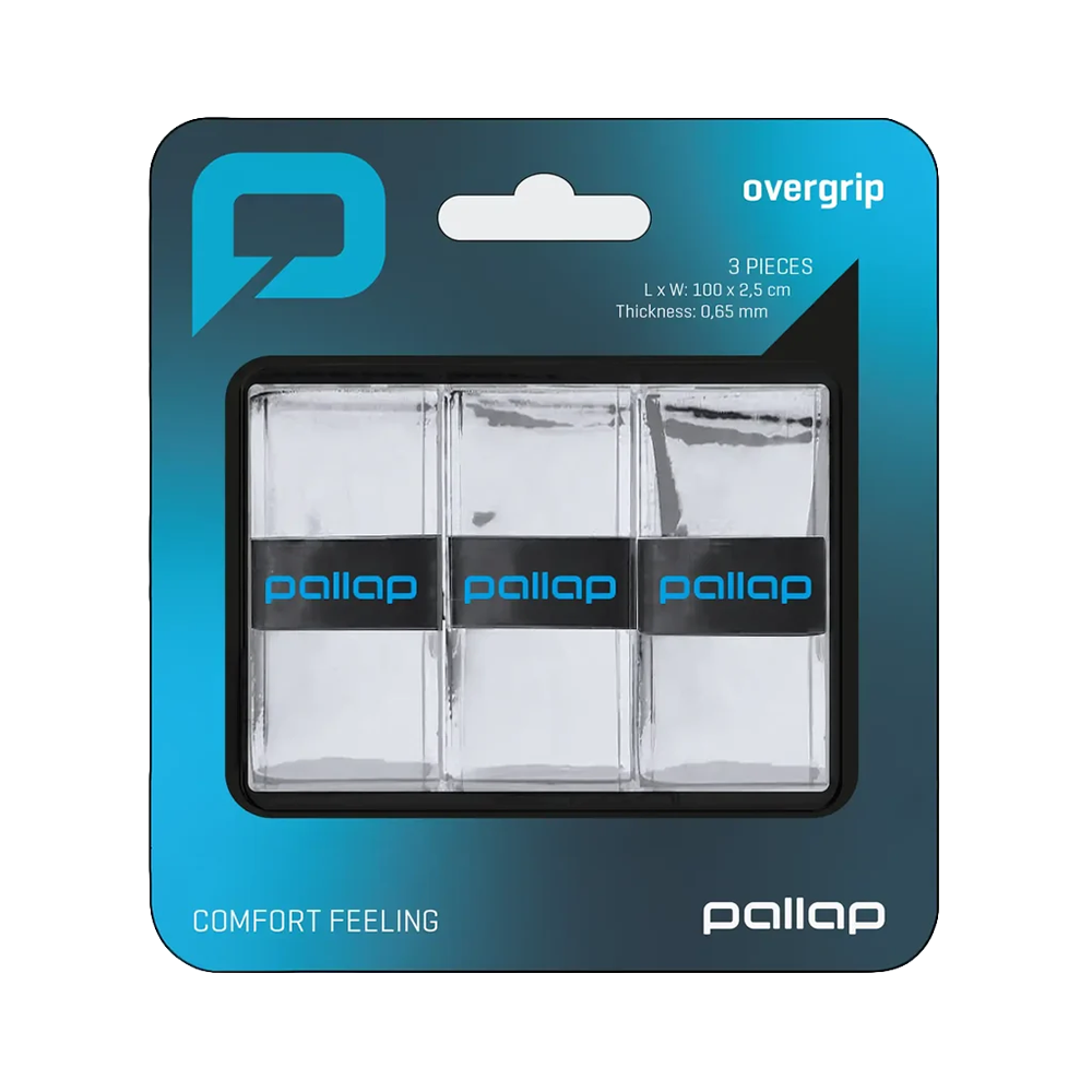 Pallap Padel Overgrip White, pack of 3