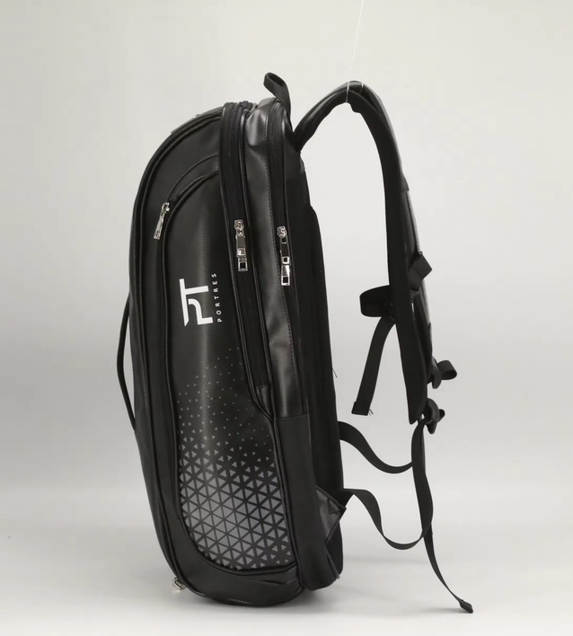 PorTres Performance Padel Bag Black