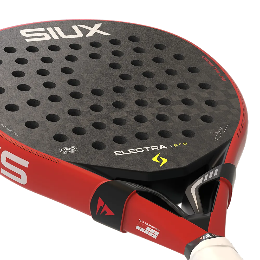 Siux Electra Pro Padel Racket Fire Red 2026