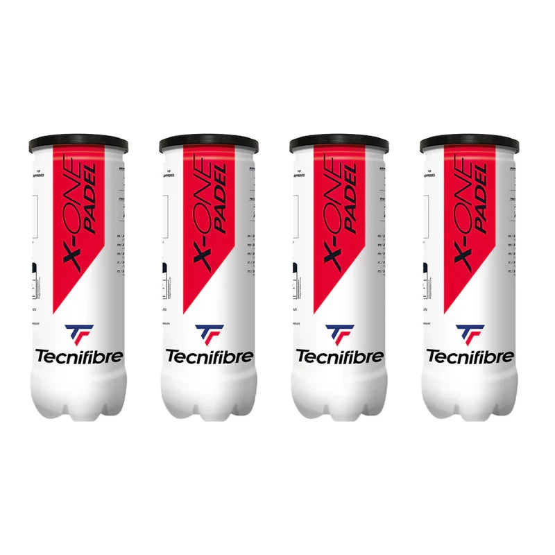 Tecnifibre X-One Padel Balls Dozen (4 tubes)