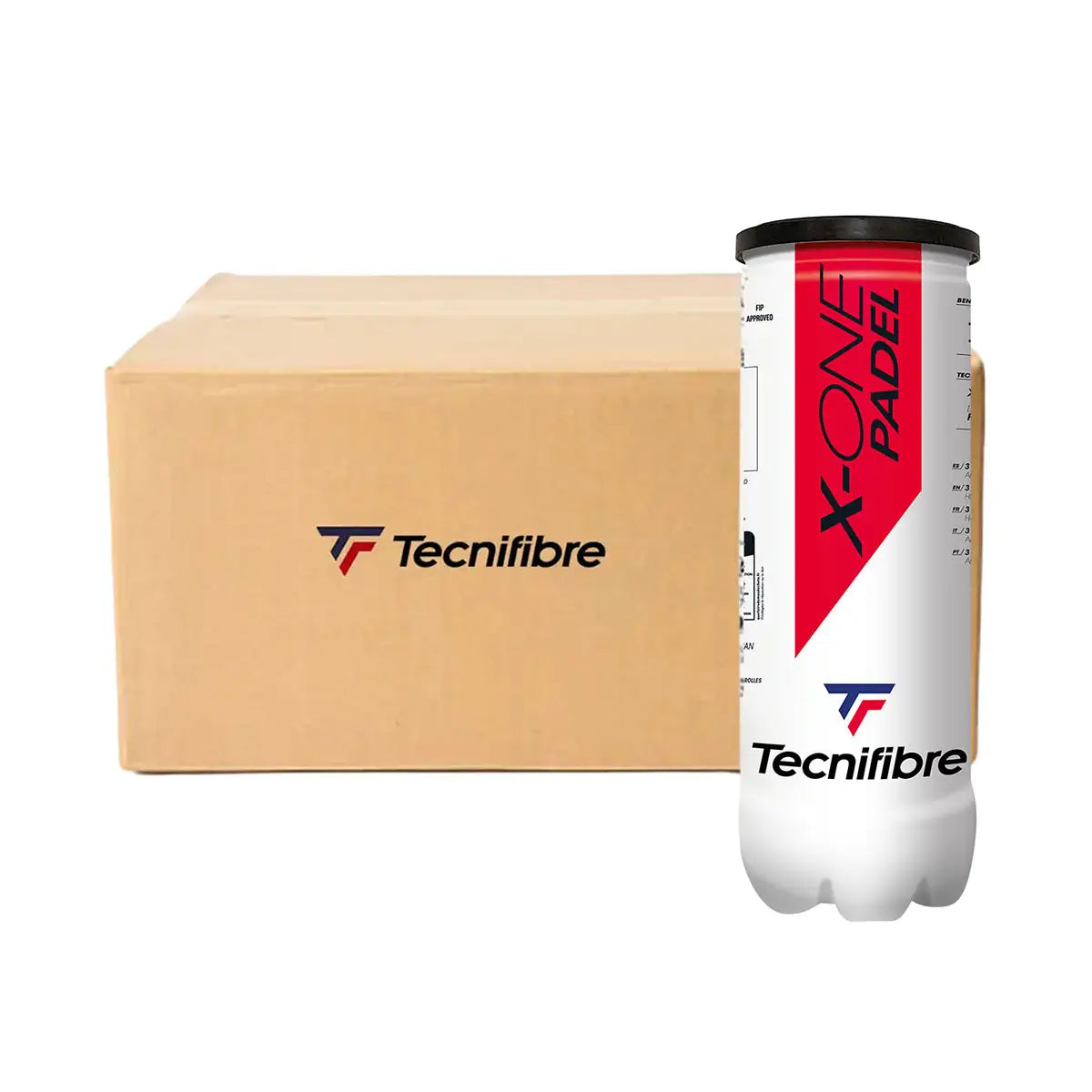 Tecnifibre X-One Padel Balls Box (24 tubes)