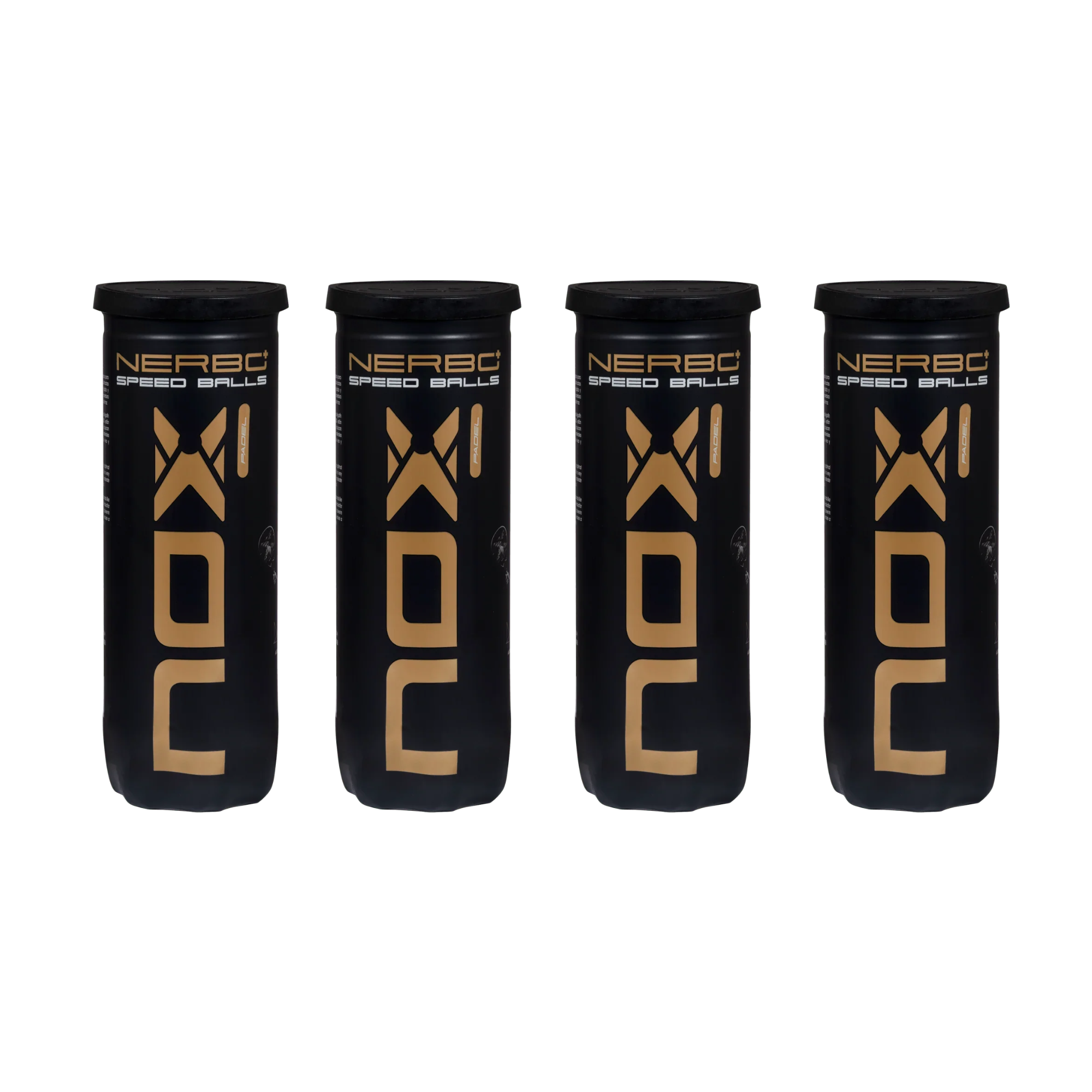 Nox Nerbo+ Speed Padel Balls - Dozen (12 Balls)