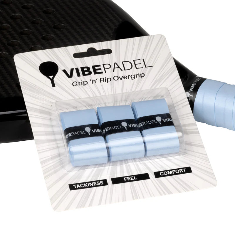 VIBEPADEL Blue Grip 'n' Rip Overgrips