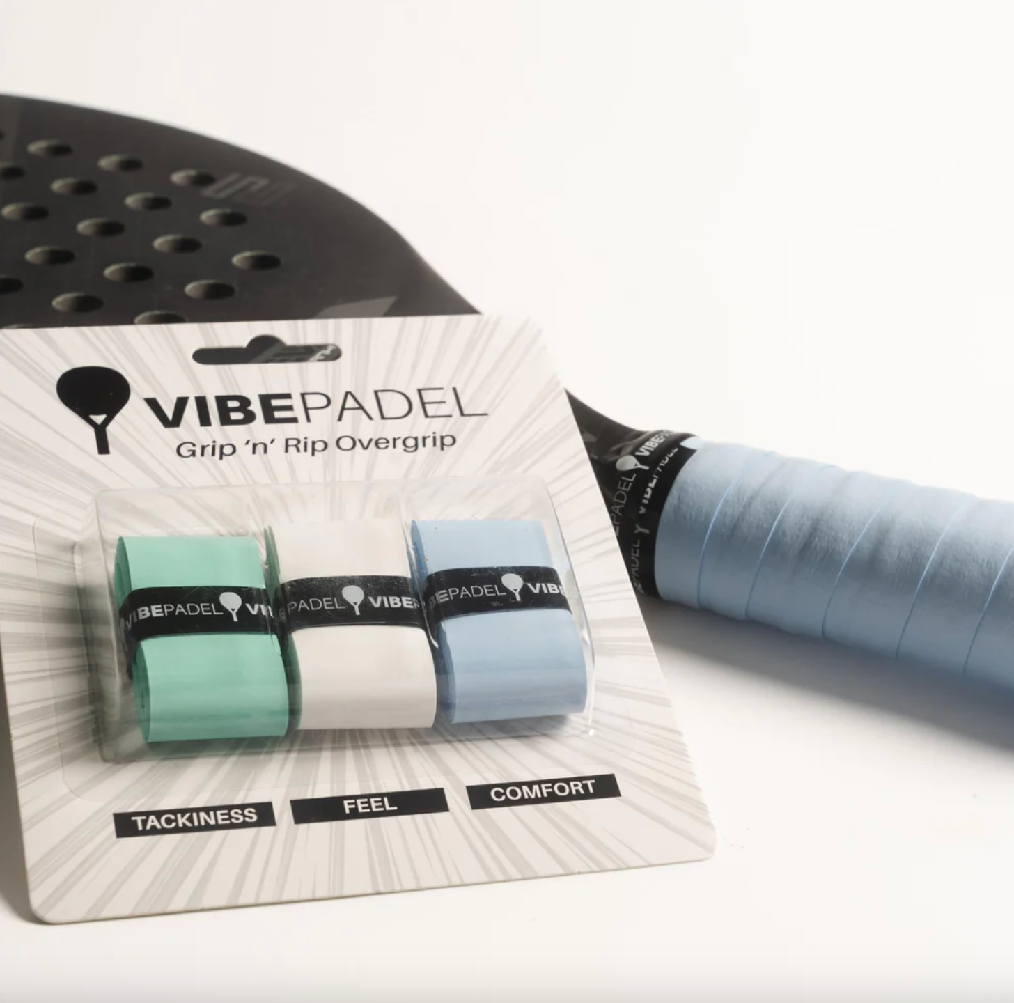 VIBEPADEL Mixed Grip 'n' Rip Overgrips