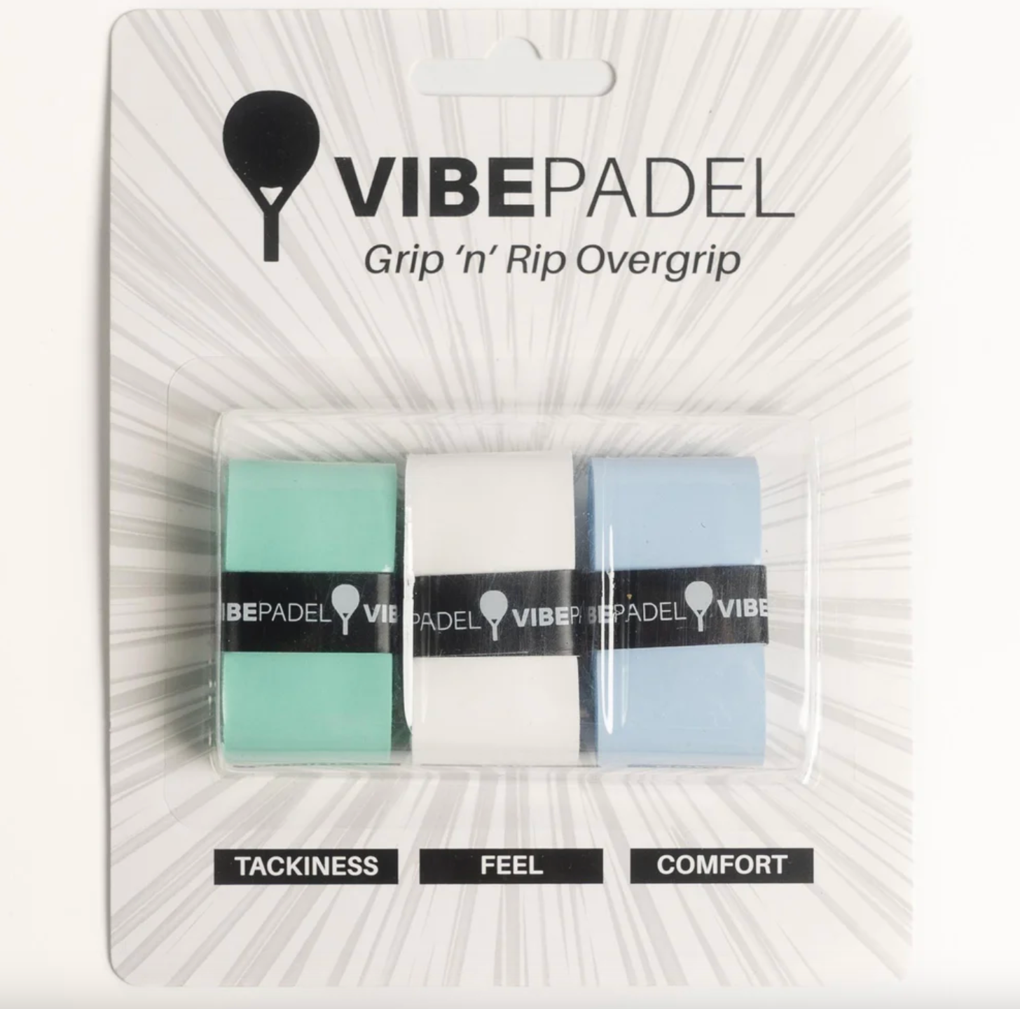 VIBEPADEL Mixed Grip 'n' Rip Overgrips