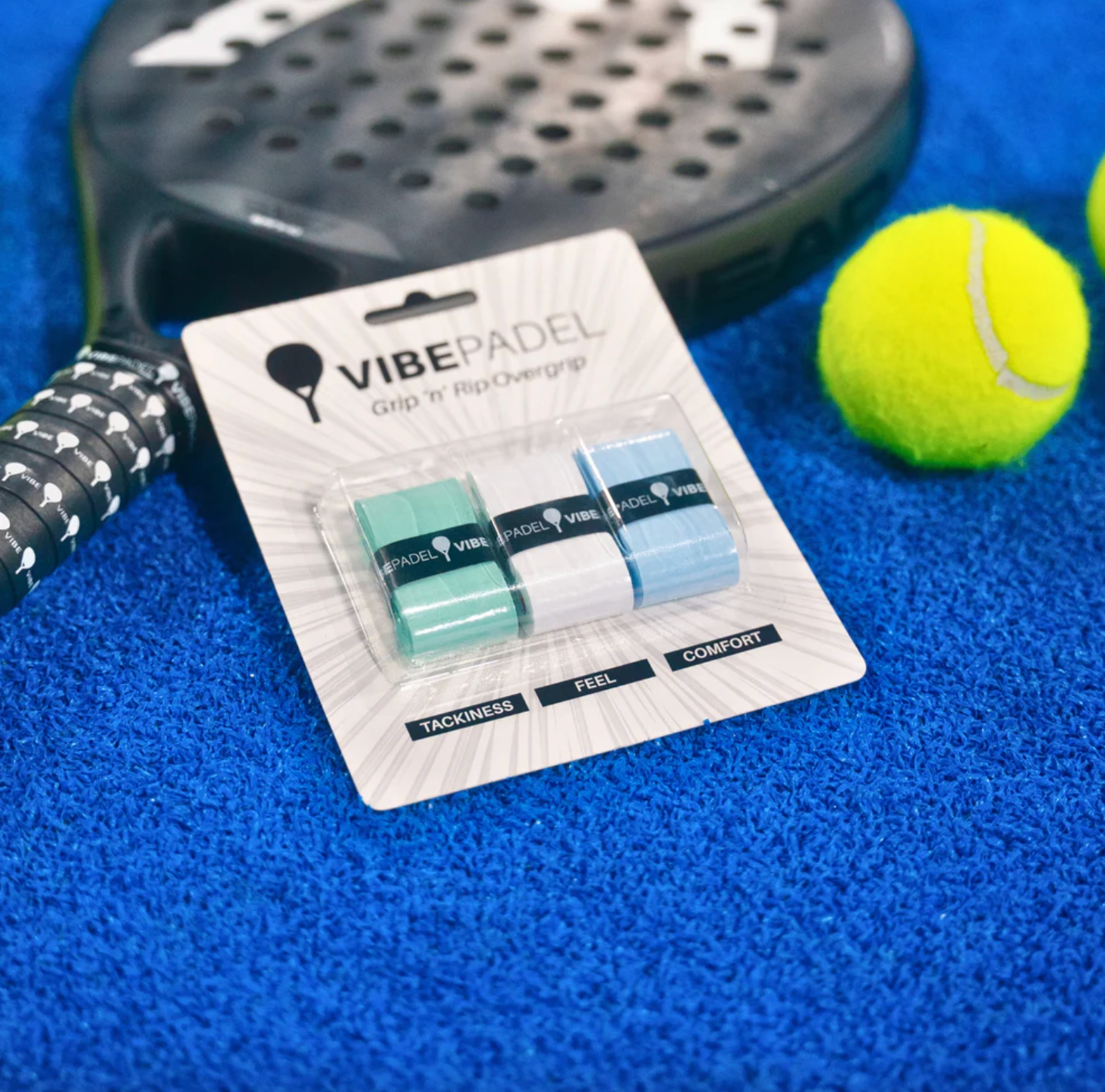 VIBEPADEL Mixed Grip 'n' Rip Overgrips