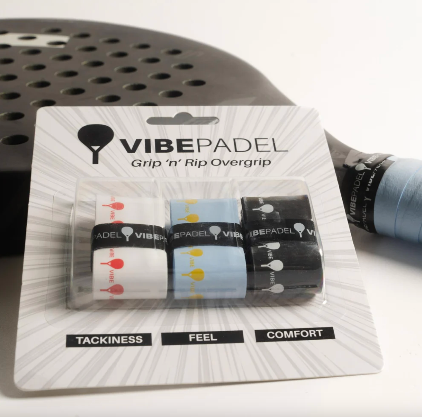 VIBEPADEL Mixed Vibes Grip 'n' Rip Overgrips