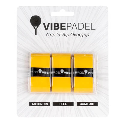 VIBEPADEL Orange Grip 'n' Rip Overgrips