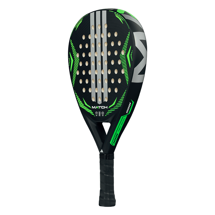 adidas Match Black/Green Padel Racket 2026