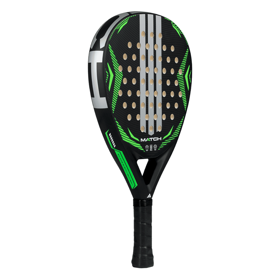 adidas Match Black/Green Padel Racket 2026