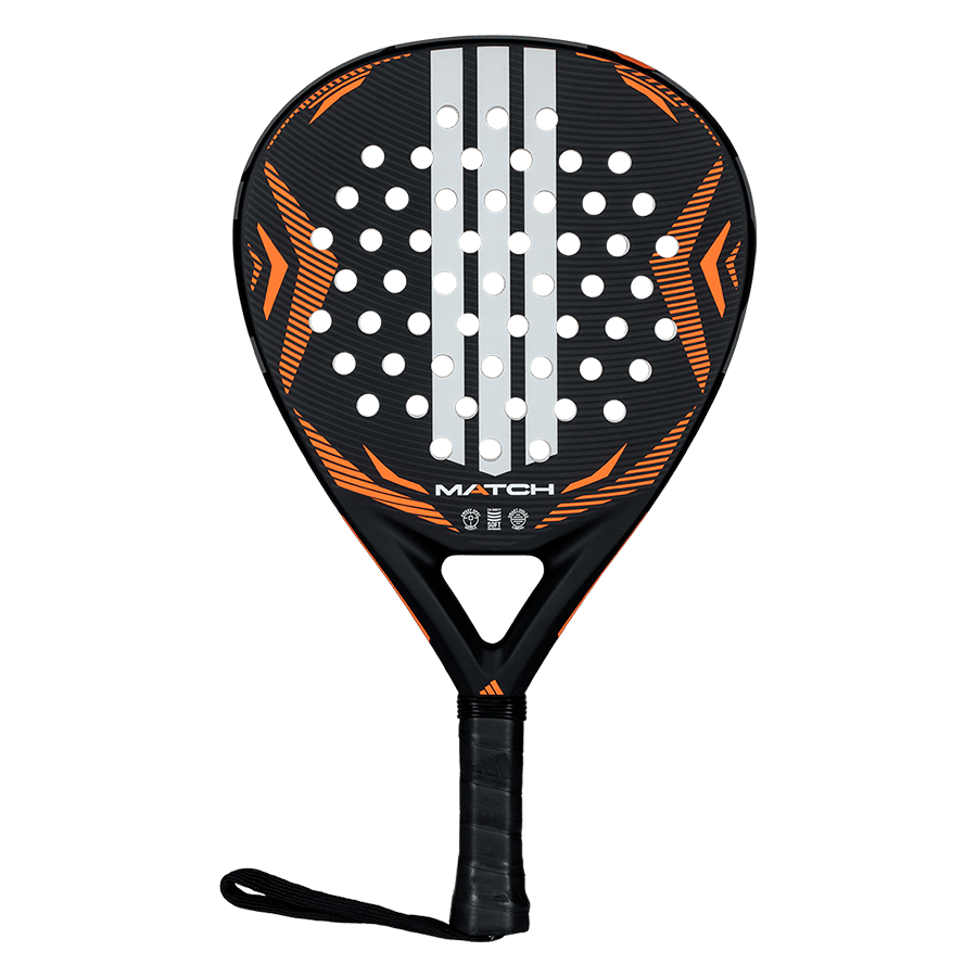 adidas Match Black/Orange Padel Racket 2026