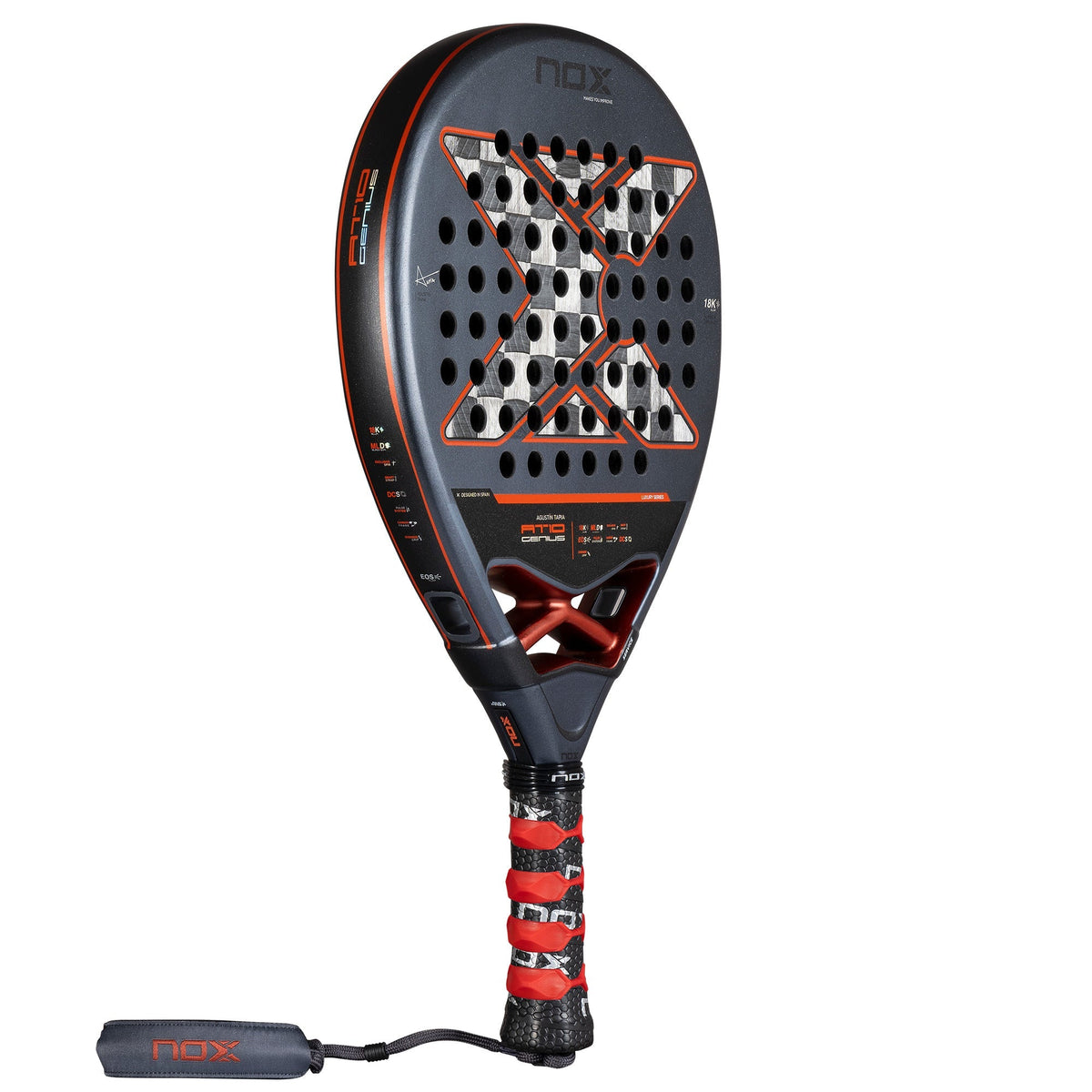 Nox AT10 Genius 18K Alum Padel Racket grip