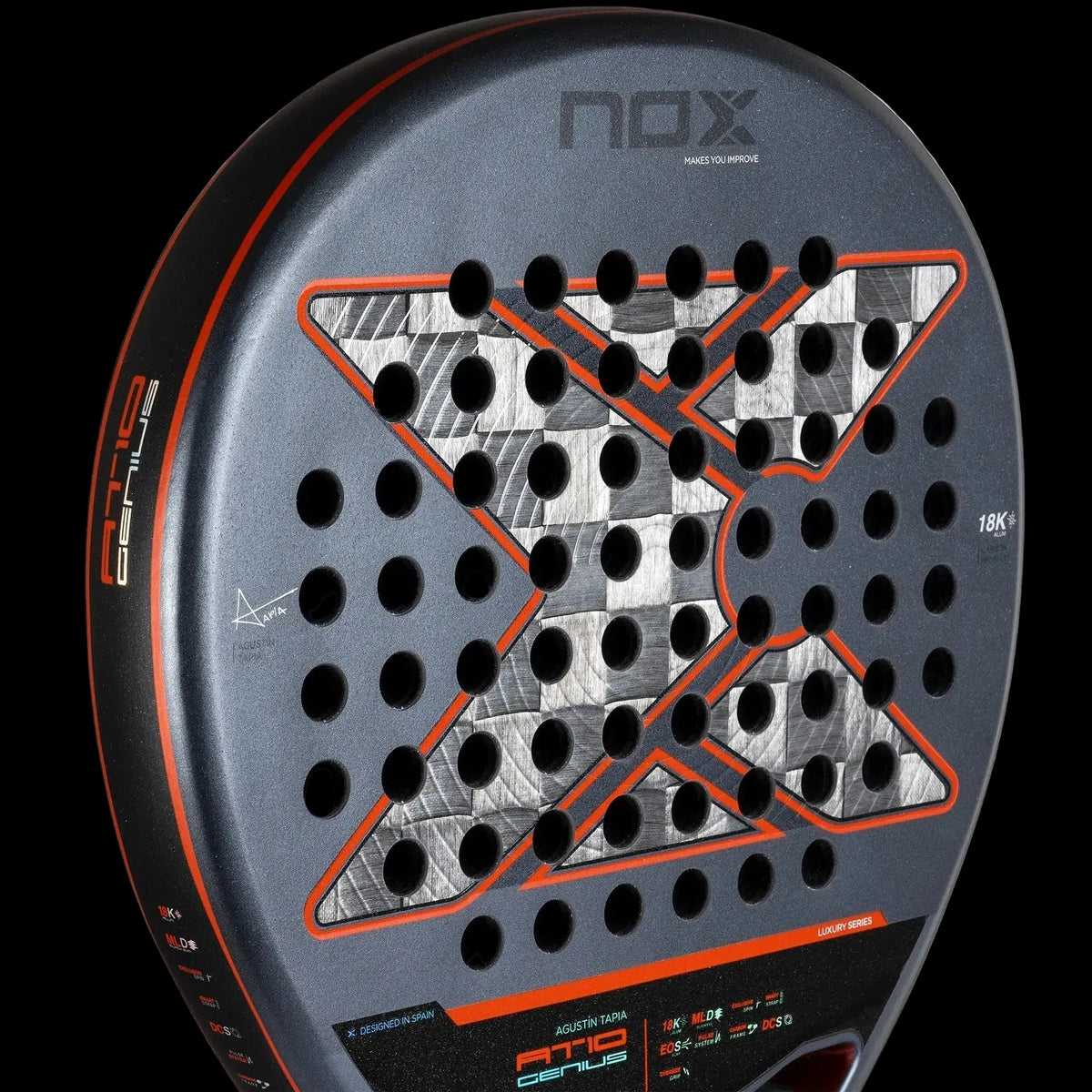 Nox AT10 Genius 18K Alum Padel Racket 2025