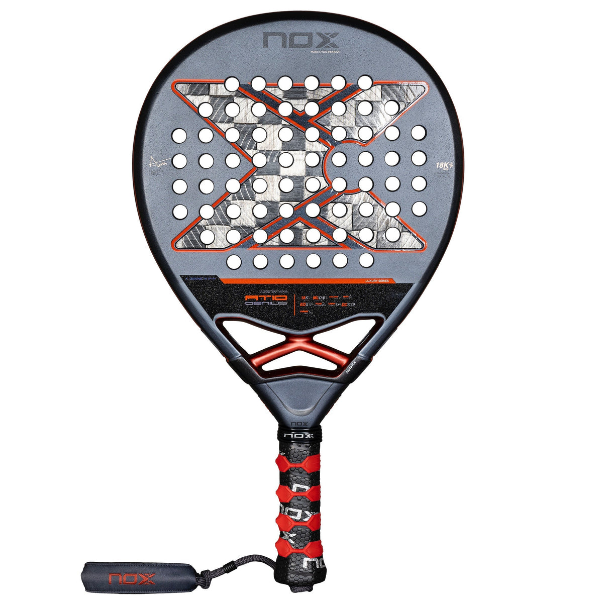 Nox AT10 Genius 18K Alum Padel Racket frame