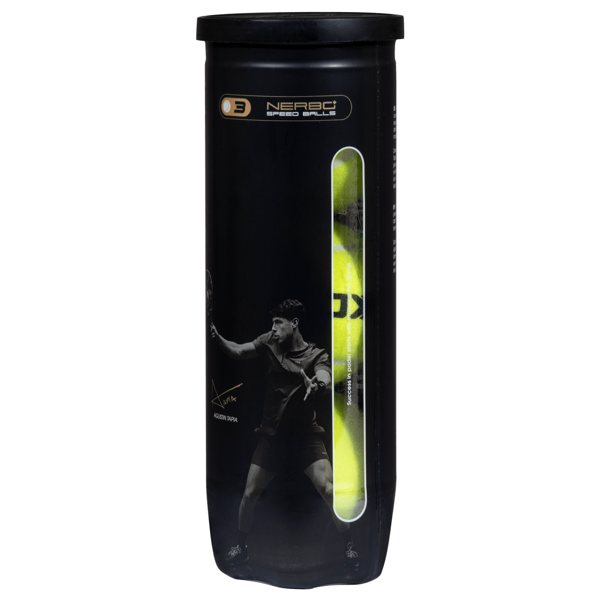 Nox Nerbo+ Speed Padel Balls - close-up detail