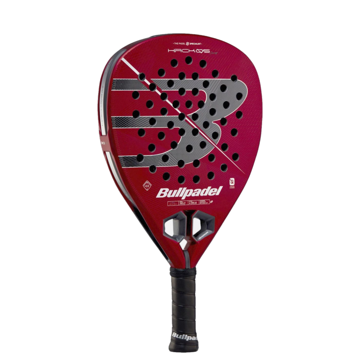 Bullpadel Hack 05 Comfort Padel Racket 27 - angle view