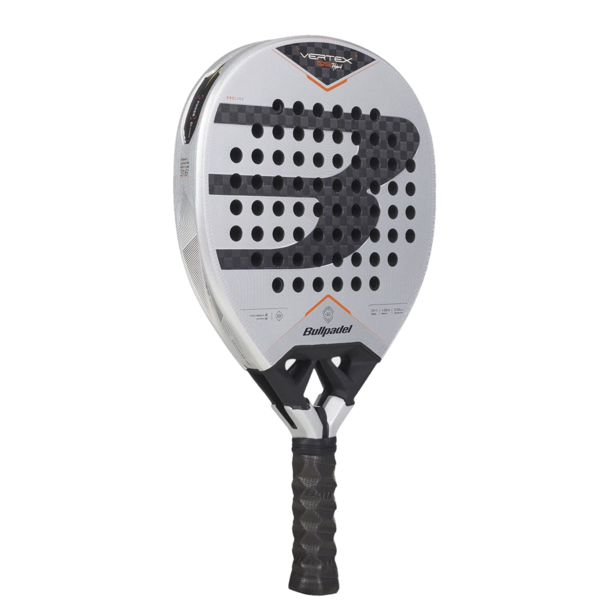 Bullpadel Vertex 05 Hybrid Padel Racket 27 - angle view
