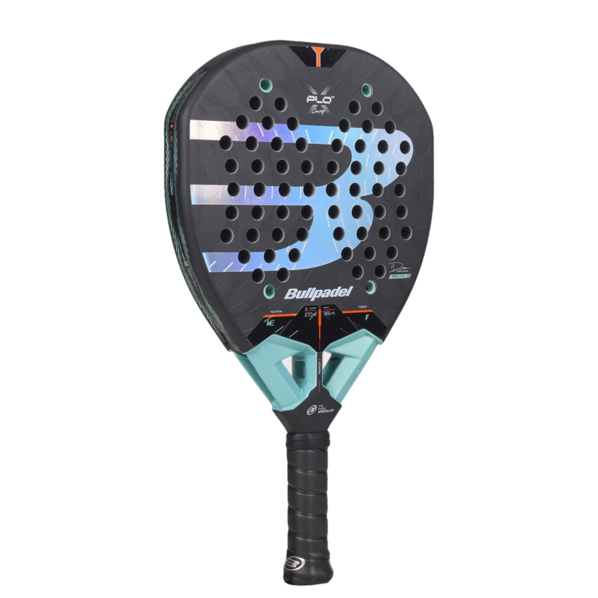 Bullpadel Xplo 02 Comfort Padel Racket 27 - angle view